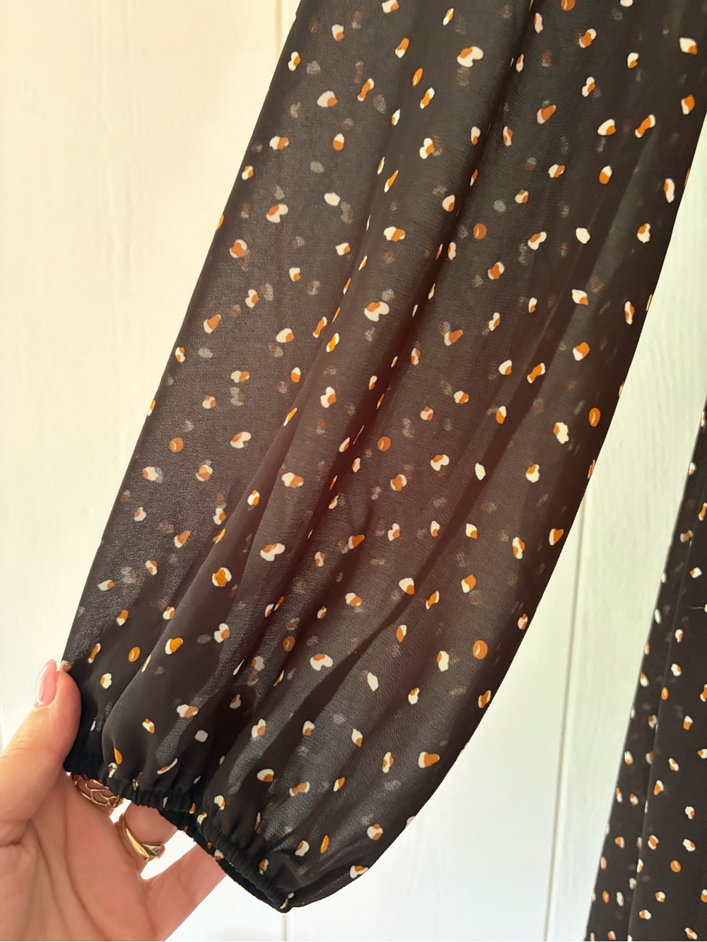Black Floral-Embroidered Maxi Dress - Picture 7 of 7